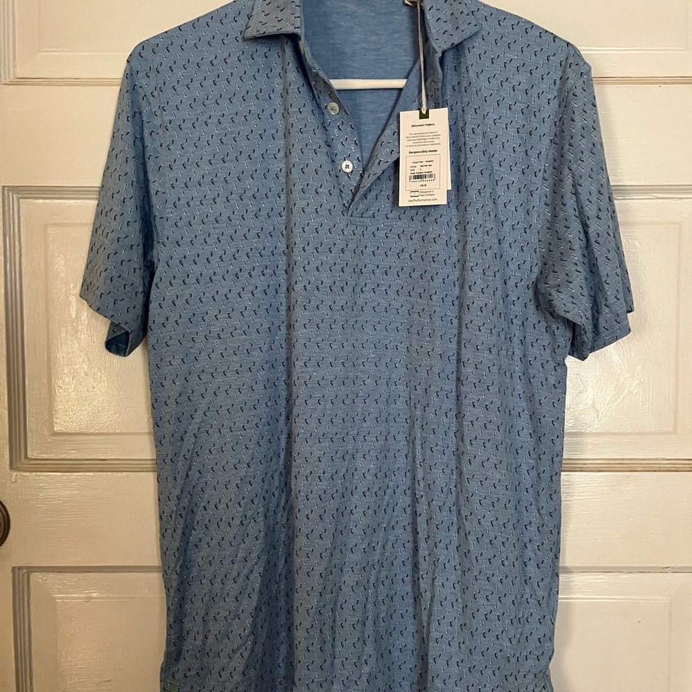Tasc cloud knit polo